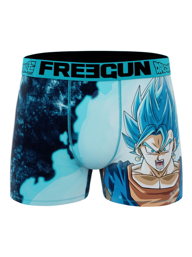 FREEGUN Boxer Enfant Dragon Ball Z, Caleçon Garçon Goku, Vegeta Et Buu