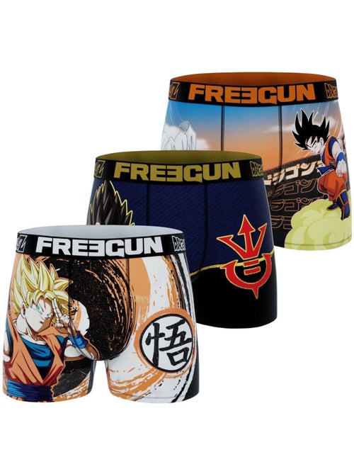 Lot de 3 boxers enfant Dragon Ball Z Freegun - Kiabi