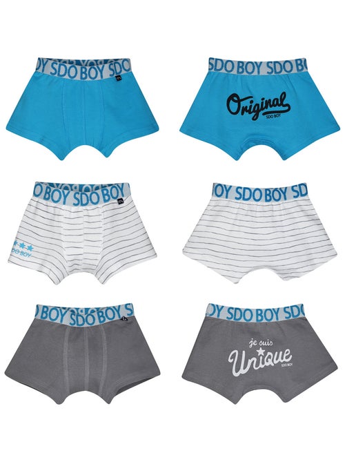 LOT DE 3 BOXERS ENFANT ENYS - Kiabi