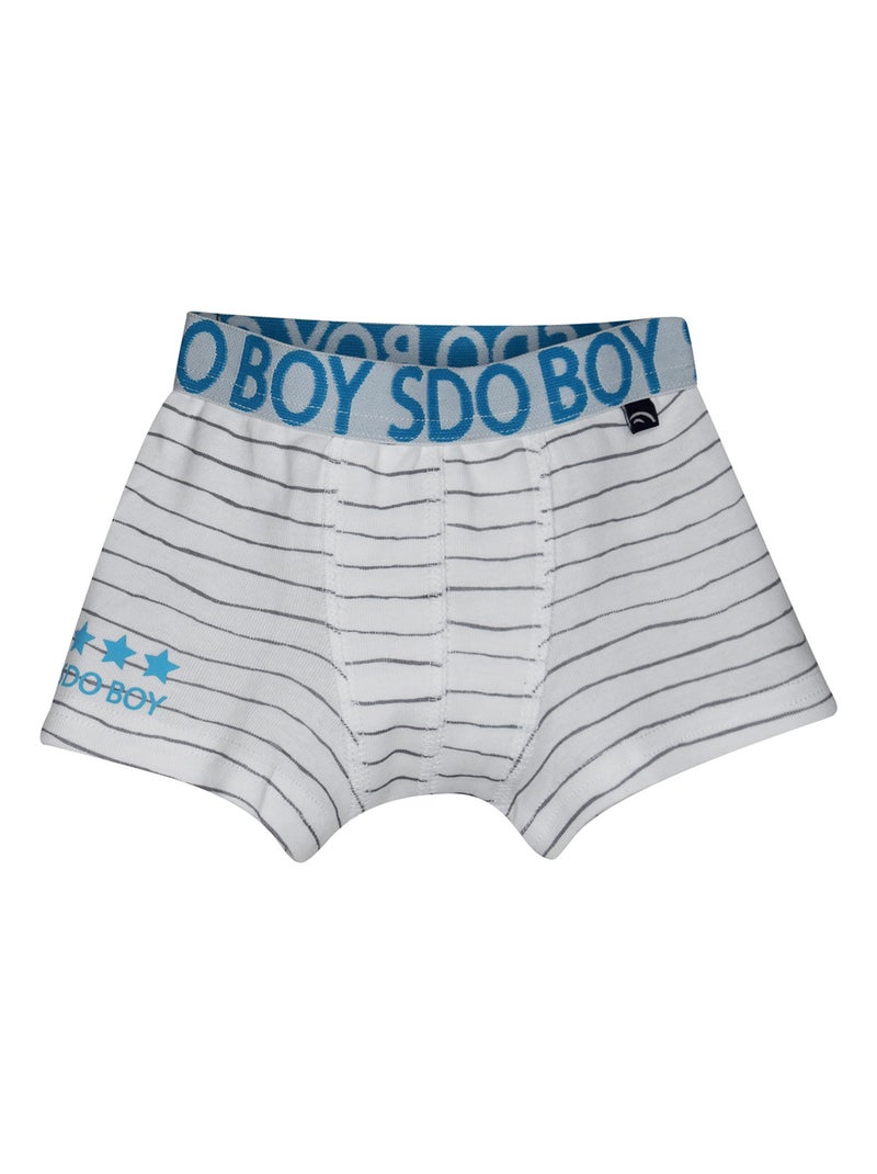 LOT DE 3 BOXERS ENFANT ENYS Bleu - Kiabi