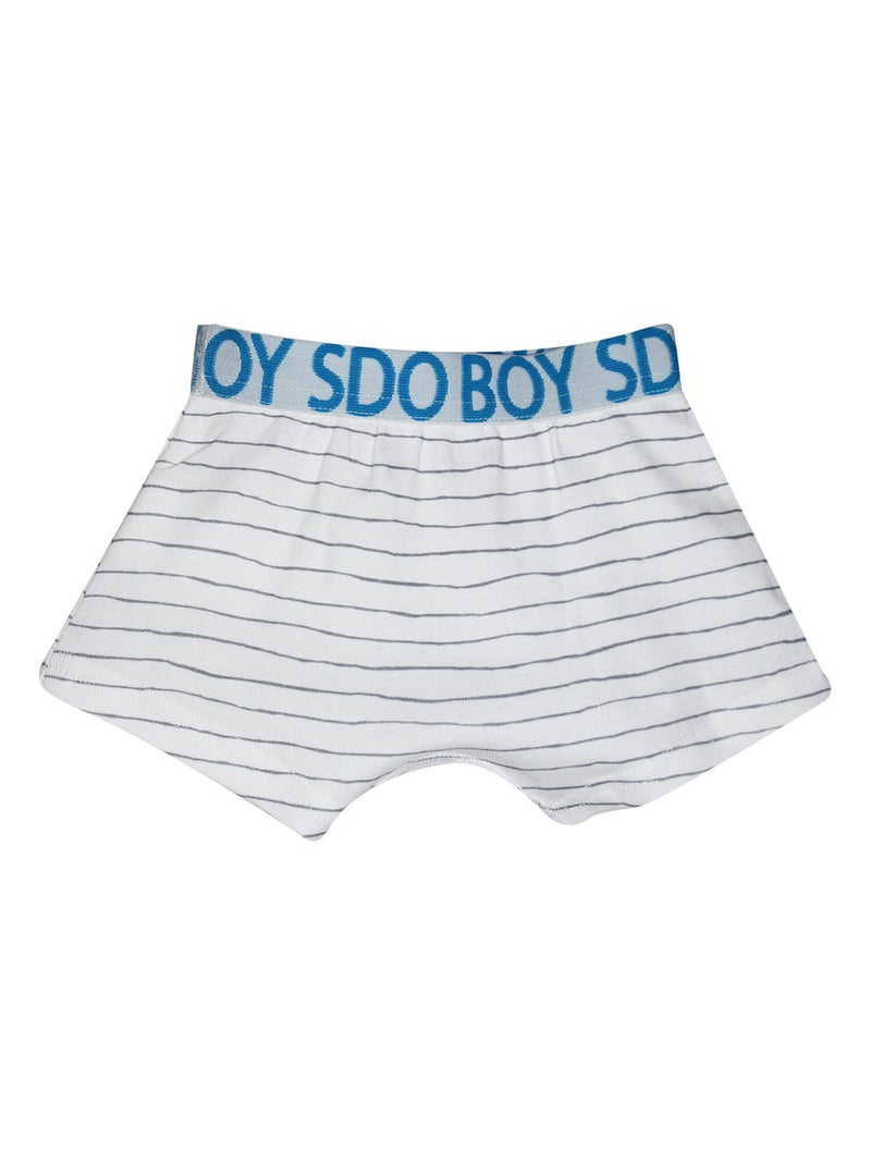 LOT DE 3 BOXERS ENFANT ENYS Bleu - Kiabi