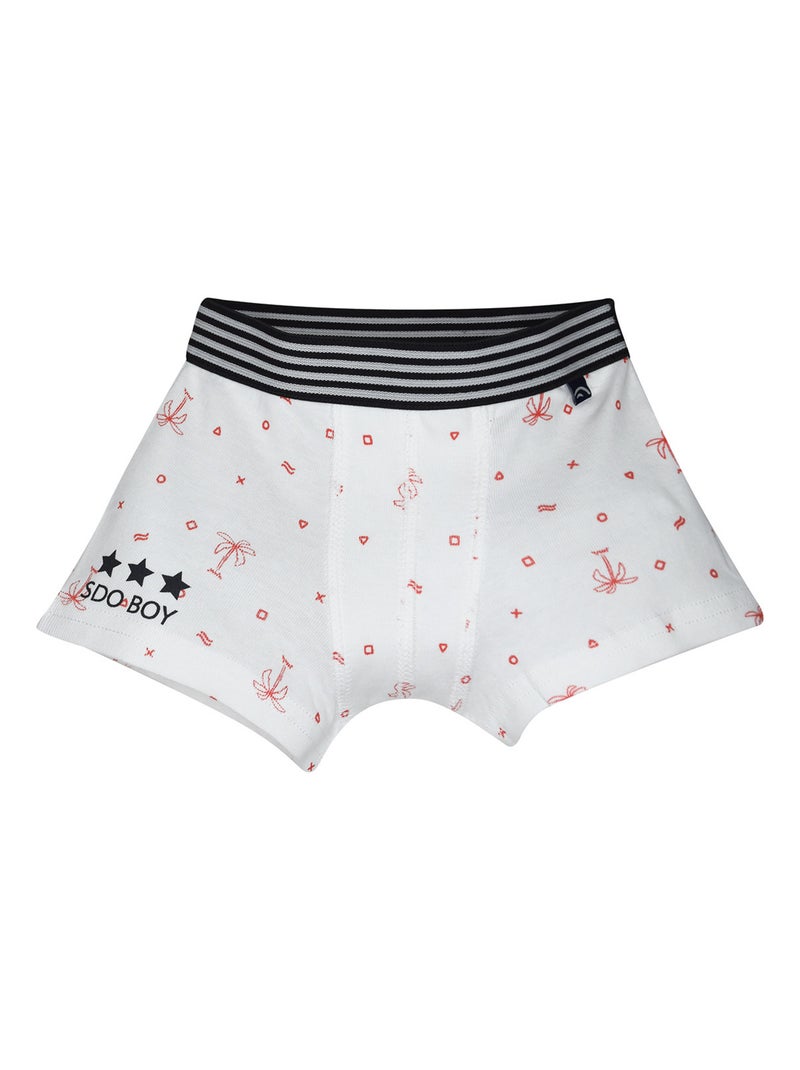 LOT DE 3 BOXERS ENFANT ESTEBE Rouge - Kiabi