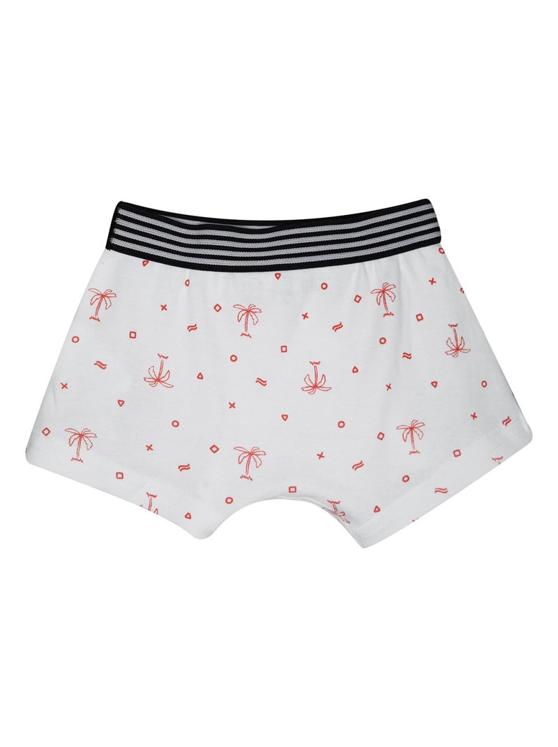LOT DE 3 BOXERS ENFANT ESTEBE Rouge - Kiabi