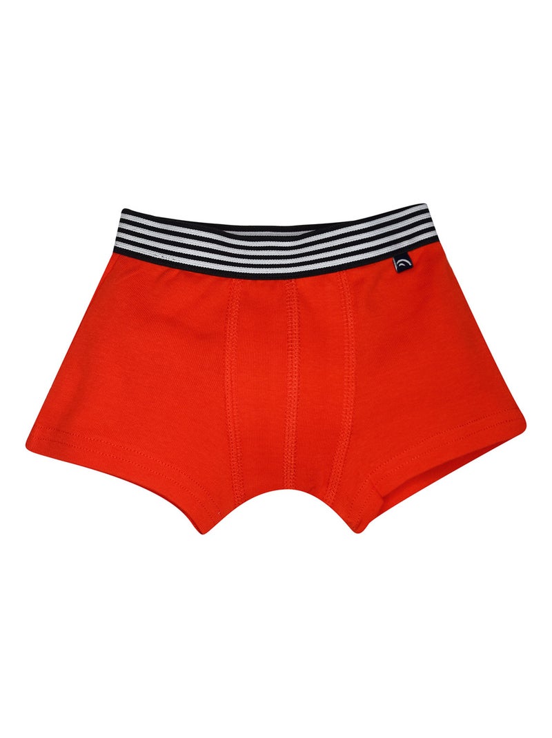 LOT DE 3 BOXERS ENFANT ESTEBE Rouge - Kiabi