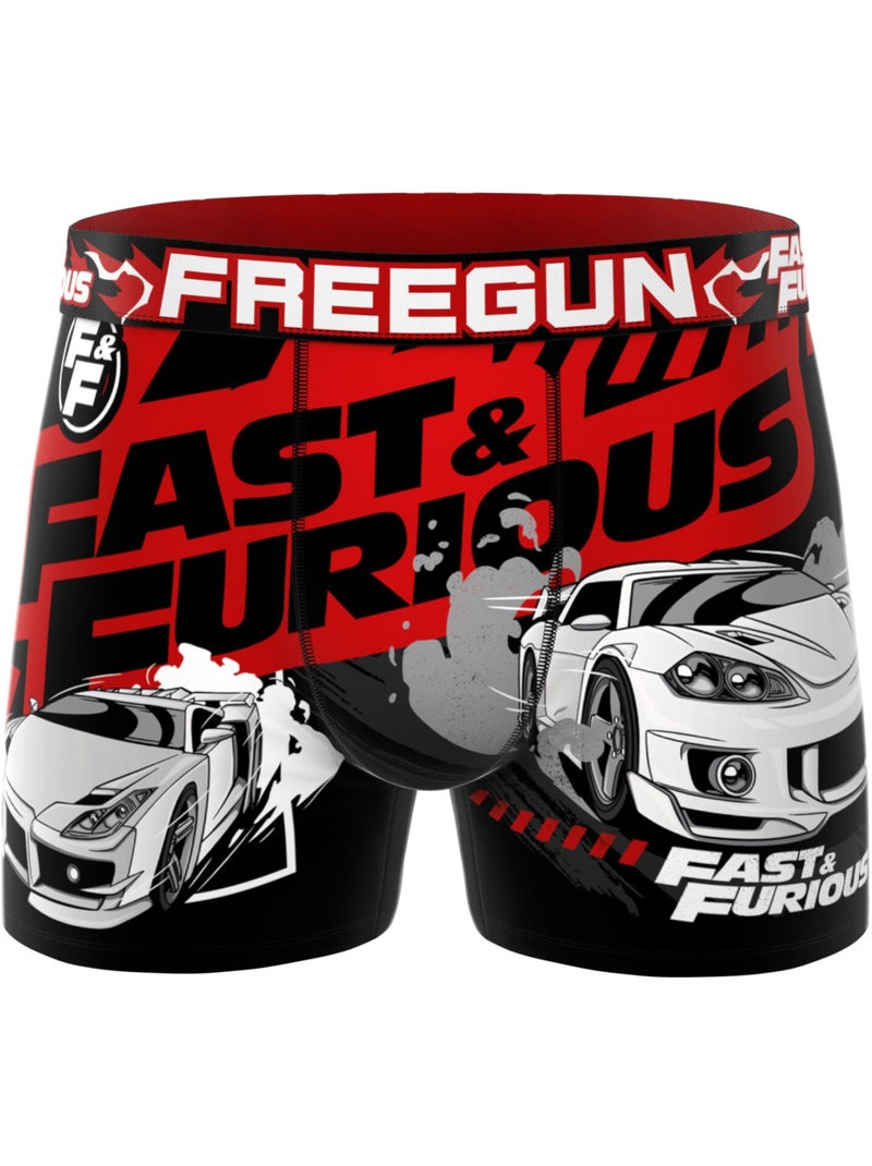 Lot de 3 boxers enfant Fast and furious Freegun Vert - Kiabi