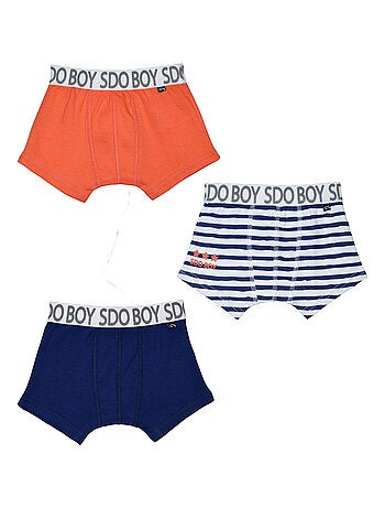 LOT DE 3 BOXERS ENFANT FECAMP