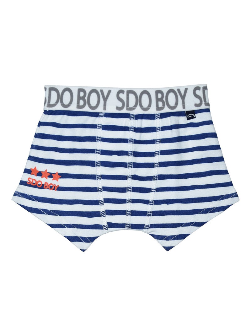 LOT DE 3 BOXERS ENFANT FECAMP Bleu - Kiabi