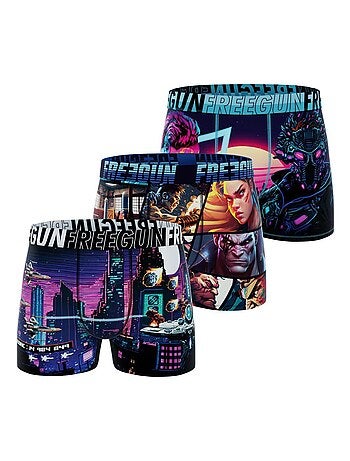 Lot de 3 boxers enfant Garantie 2 ans Cyber Freegun