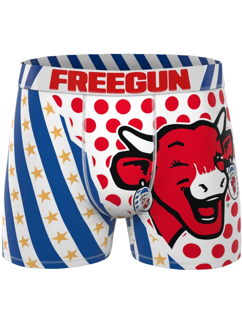 Lot de 3 boxers enfant la Vache qui Rit Freegun Rouge - Kiabi