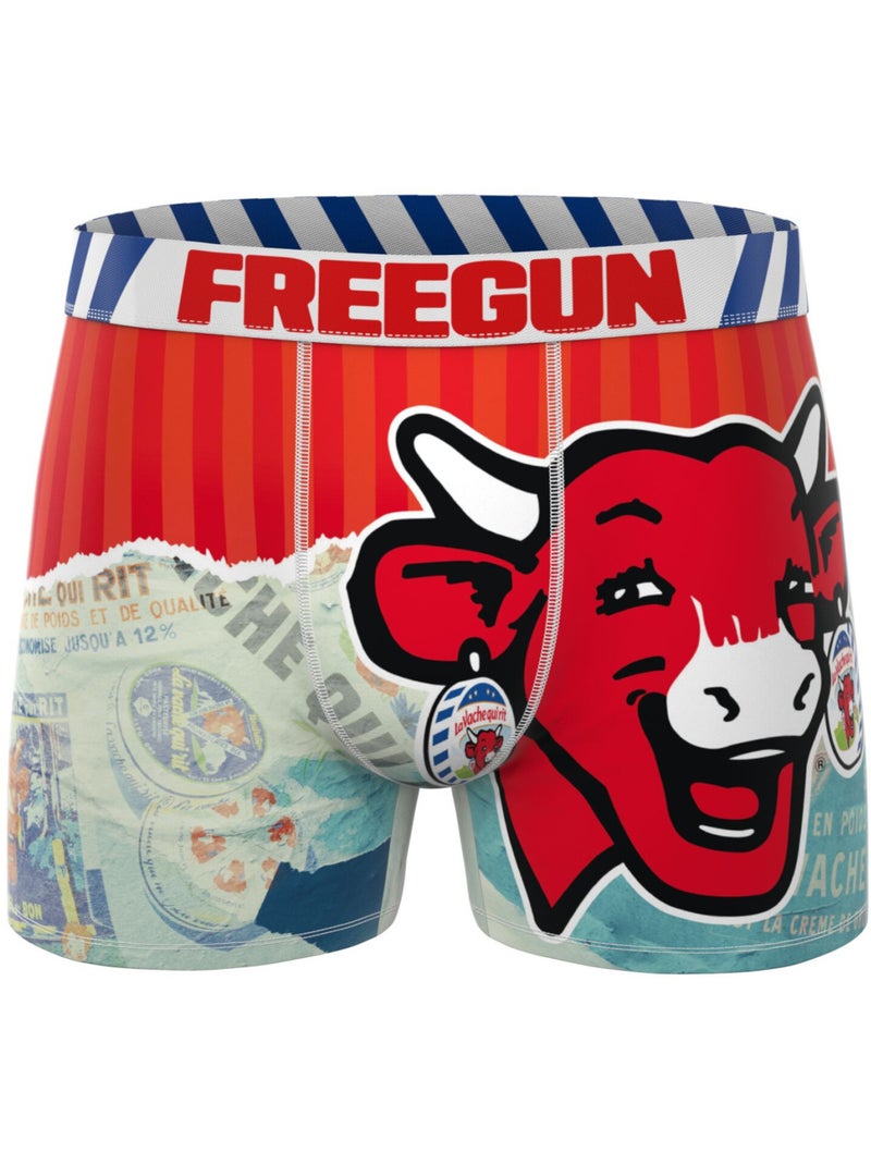 Lot de 3 boxers enfant la Vache qui Rit Freegun Rouge - Kiabi
