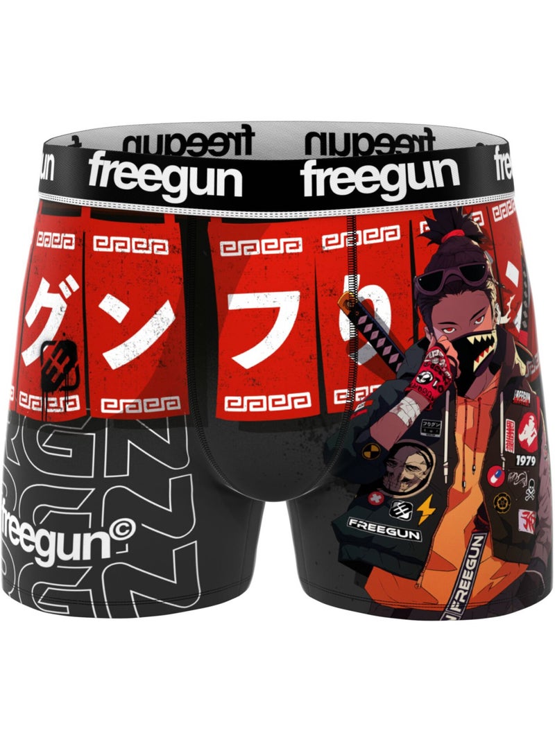 Lot de 3 boxers enfant Manga Comics  Freegun Rouge - Kiabi