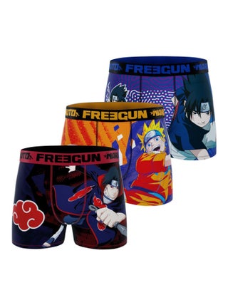 Lot de 3 boxers enfant Naruto Classic Freegun