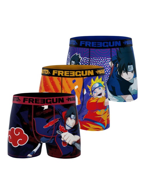 Lot de 3 boxers enfant Naruto Classic Freegun - Kiabi