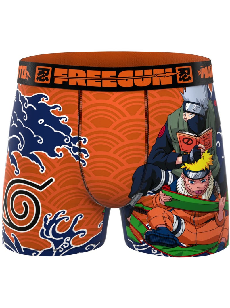 Lot de 3 boxers enfant Naruto Classic Freegun Orange - Kiabi