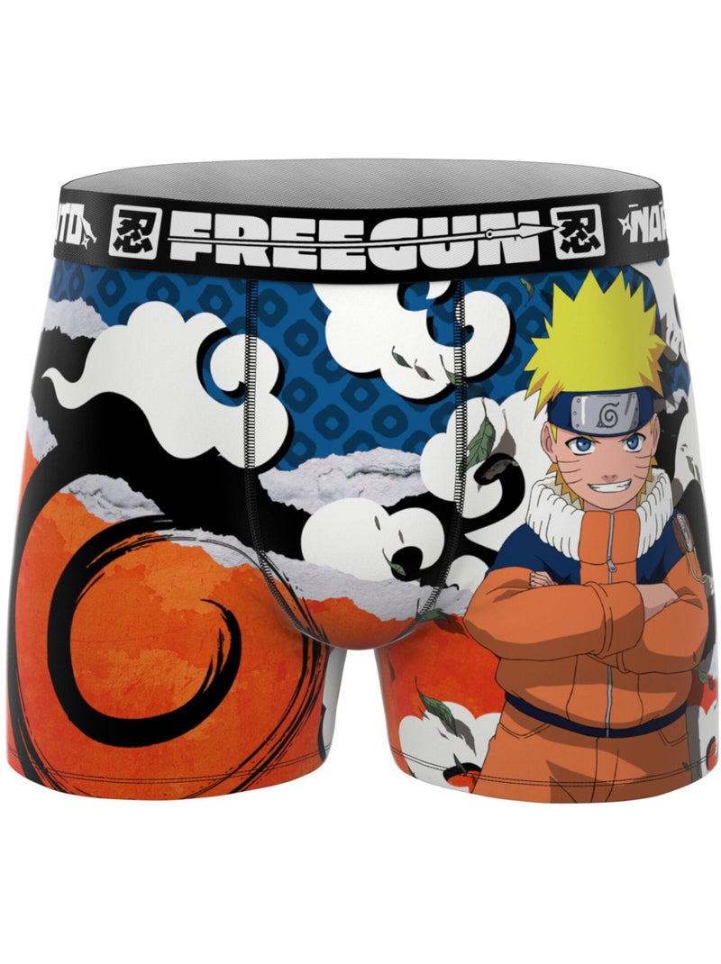 Lot de 3 boxers enfant Naruto Classic Freegun Orange - Kiabi