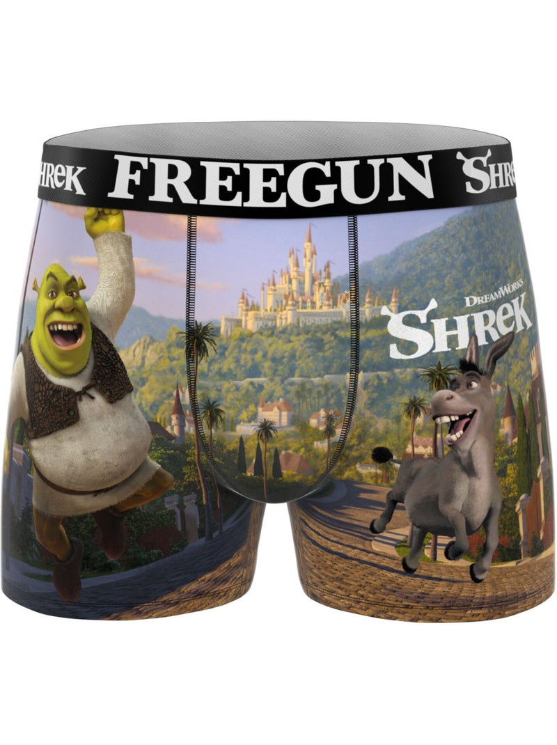 Lot de 3 boxers enfant shrek freegun Vert - Kiabi