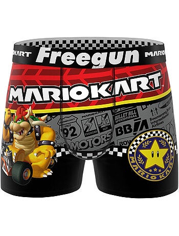 Lot de 3 boxers enfant Super Mario Kart Freegun