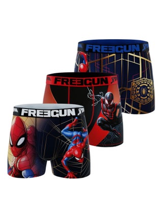 Lot de 3 boxers enfant Ultimate Spiderman Freegun