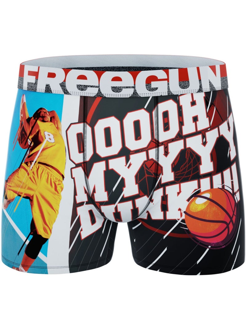 Lot de 3 Boxers enfant US Sports  Freegun Rouge - Kiabi