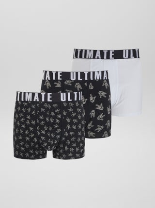 Lot de 3 boxers fantaisie