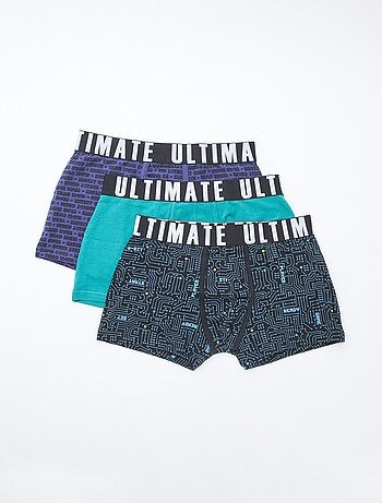 Lot de 3 boxers fantaisie