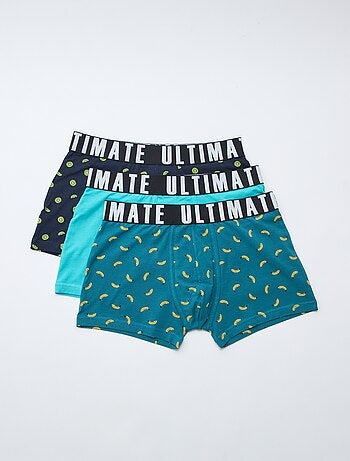 Lot de 3 boxers fantaisie