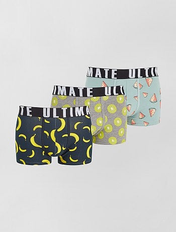 Lot de 3 boxers fantaisie