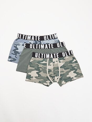 Lot de 3 boxers fantaisie