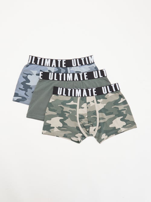 Lot de 3 boxers fantaisie - Kiabi