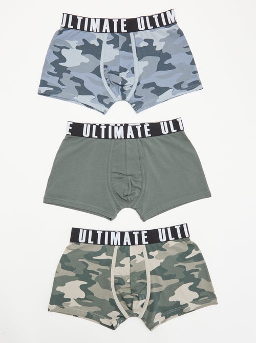 Lot de 3 boxers fantaisie - Kiabi