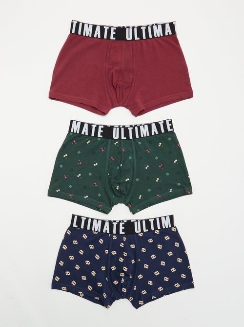 Lot de 3 boxers fantaisie - Kiabi Lot de 3 boxers fantaisie - Kiabi