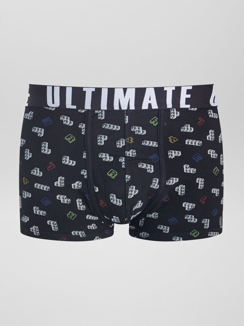 Lot de 3 boxers fantaisie Vert/bleu - Kiabi