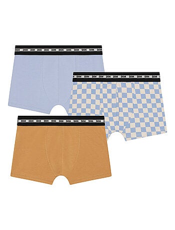 Lot de 3 boxers garçon Fashion Coton Stretch