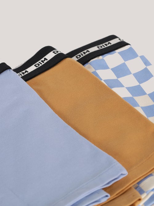 Lot de 3 boxers Fashion Coton Stretch - Kiabi