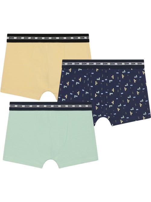 Lot de 3 boxers Fashion Coton Stretch - Kiabi