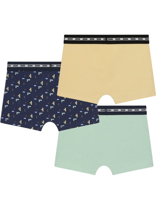 Lot de 3 boxers Fashion Coton Stretch - Kiabi