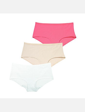 Lot de 3 boxers femme ecopack basic athena
