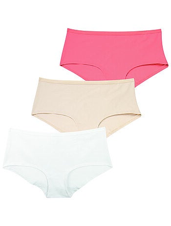 Lot de 3 shortys femme Ecopack Basic Athena