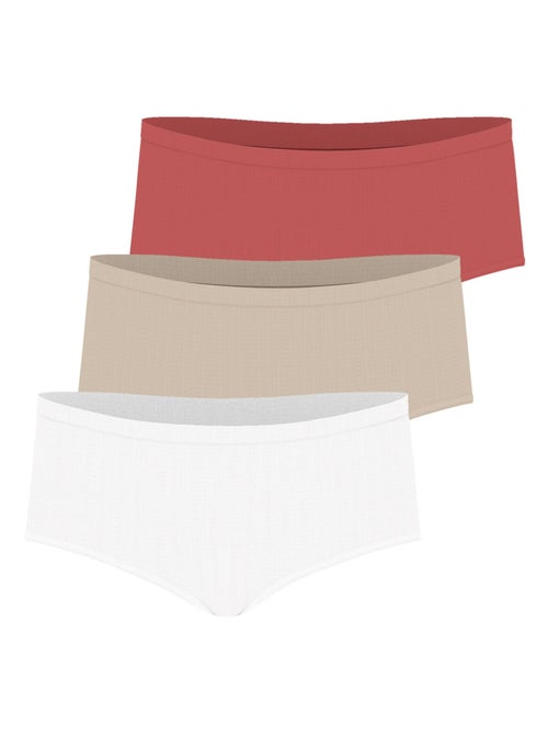 Lot de 3 boxers femme Ecopack Basic Athena - Kiabi