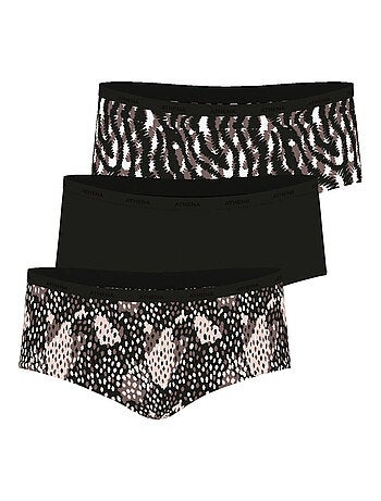 Lot de 3 boxers femme Ecopack Mode Athena