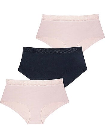 Lot de 3 boxers femme trio dentelle athena