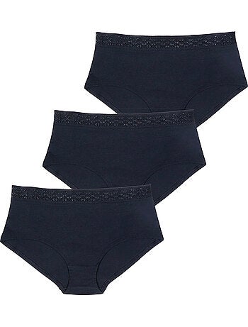 Lot de 3 boxers femme trio dentelle athena