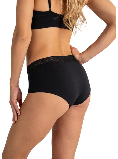 Lot de 3 boxers femme trio dentelle athena - Kiabi Lot de 3 boxers femme trio dentelle athena - Kiabi