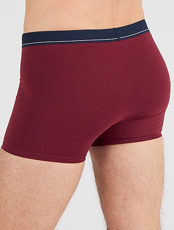 Lot de 3 boxers fermés coton biologique majoritaire - damart