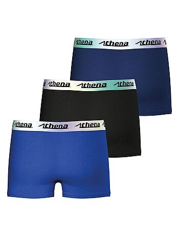 Lot de 3 boxers garçon Color