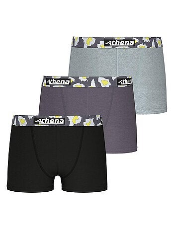 Lot de 3 boxers garçon Color