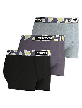 Lot de 3 boxers garçon Color