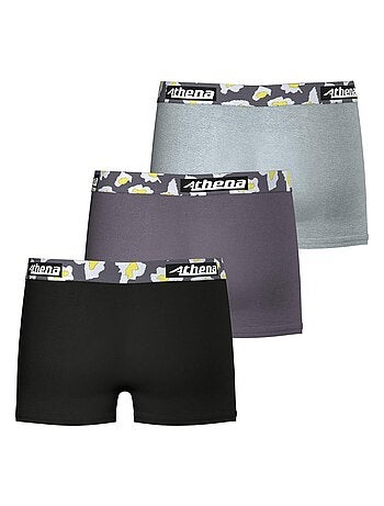 Lot de 3 boxers garçon Color