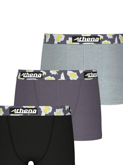 Lot de 3 boxers garçon Color - Kiabi