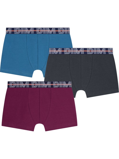 Lot de 3 Boxers garçon Coton Ecodim - Kiabi